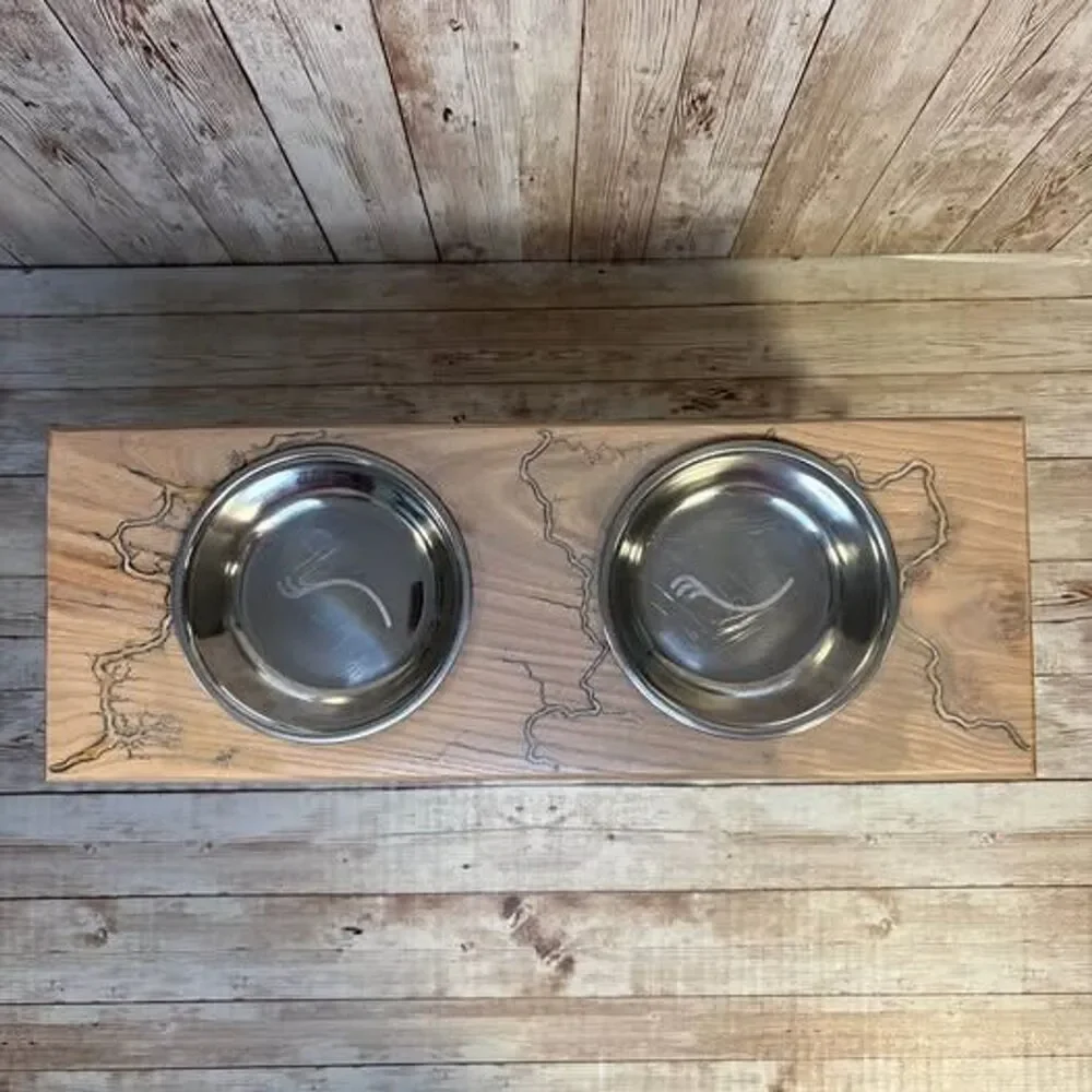 🐾 Custom Made Elevated Dog Bowl Stand – Handcrafted 🐾 2 Week Crafting Time